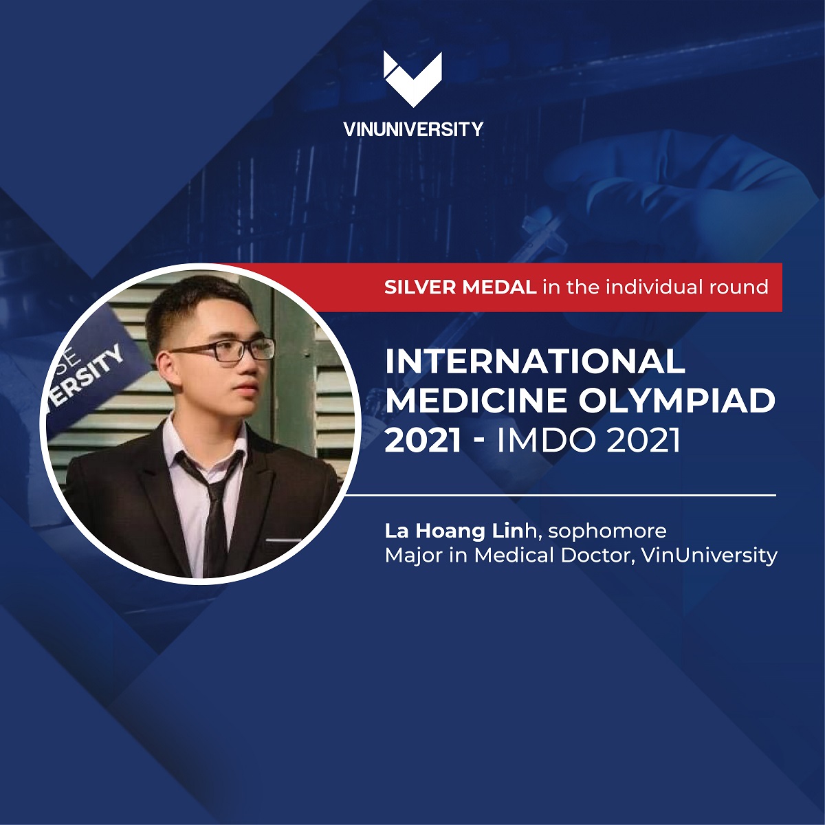 Congratulations to VinUniversity’s International Medicine Olympiad Silver Medalist